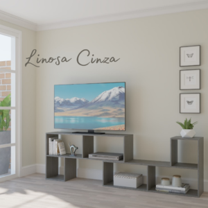 Rack Tv Premium Linosa Cinza